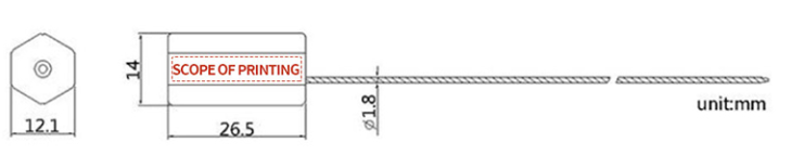 selo de cabo cable seal