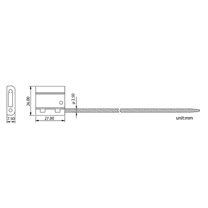 selos de cabo de metal metal cable seals