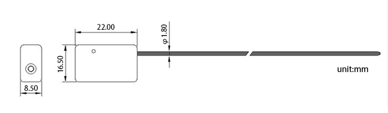 Vedação do cabo com logotipo personalizado Cable Seal With Customized Logo