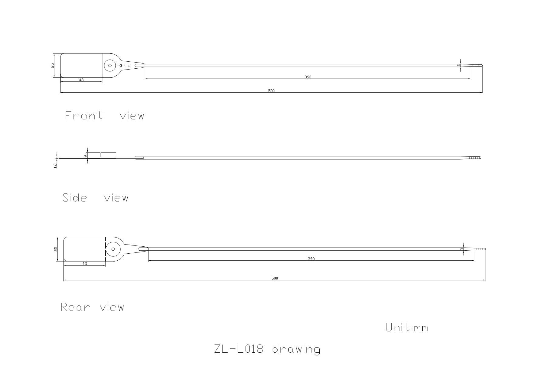 fita de vedação de plástico plastic sealing tape