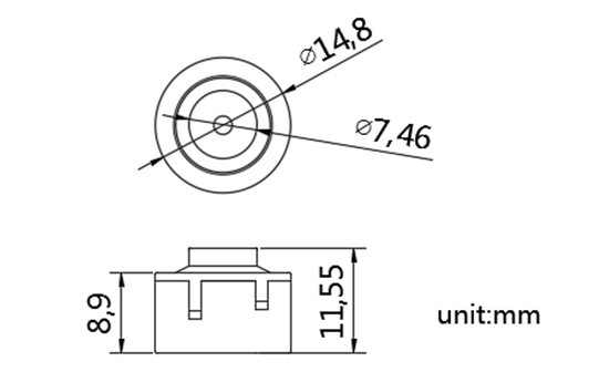 Selo de Medidor Elétrico Redondo Round Electric Meter Seal