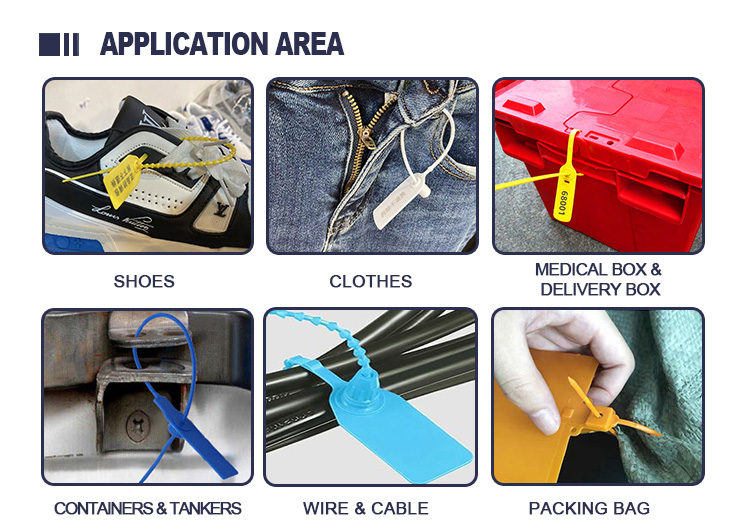 Laços de segurança de plástico L022 L022 Plastic Security Ties