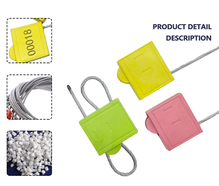 Vedações de cabos de aço Steel Cable Seals