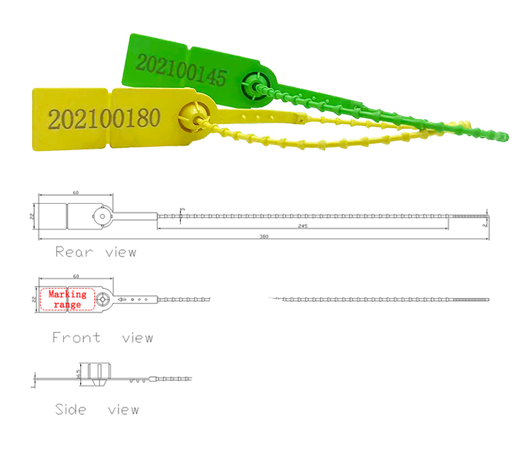 Selo de segurança de plástico barato com preço de fábrica Cheap Factory Price Plastic Security Seal