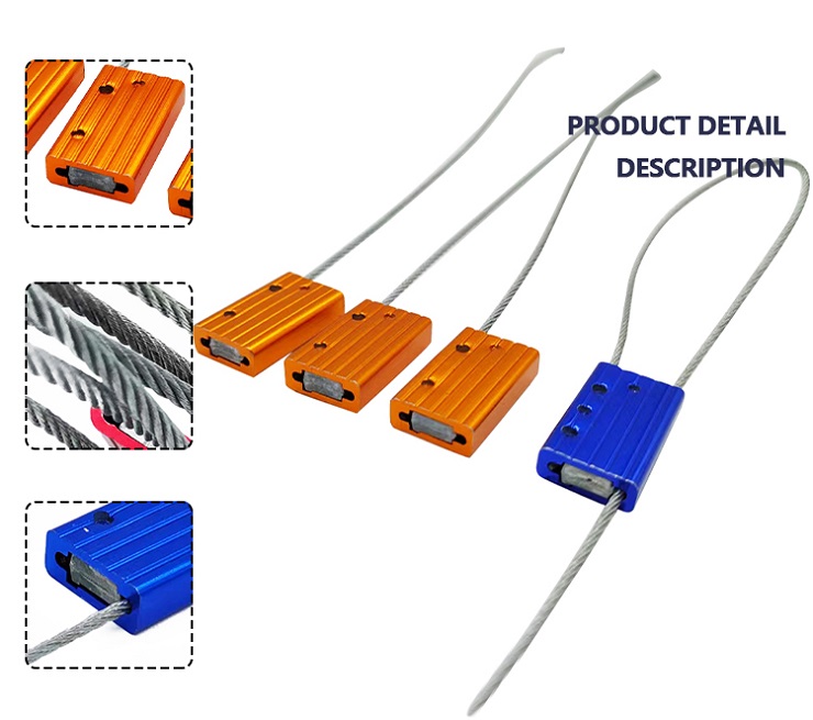 Vedação de cabo de liga de alumínio para contêineres Aluminium Alloy Cable Seal For Containers