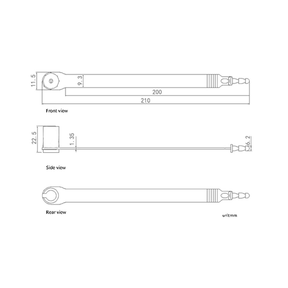 Vedações plásticas para caminhões Plastic Truck Seals