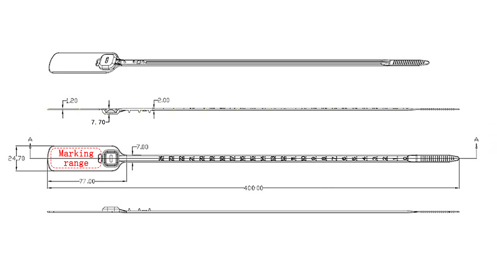 Vedantes de reboque de plástico Plastic Trailer Seals