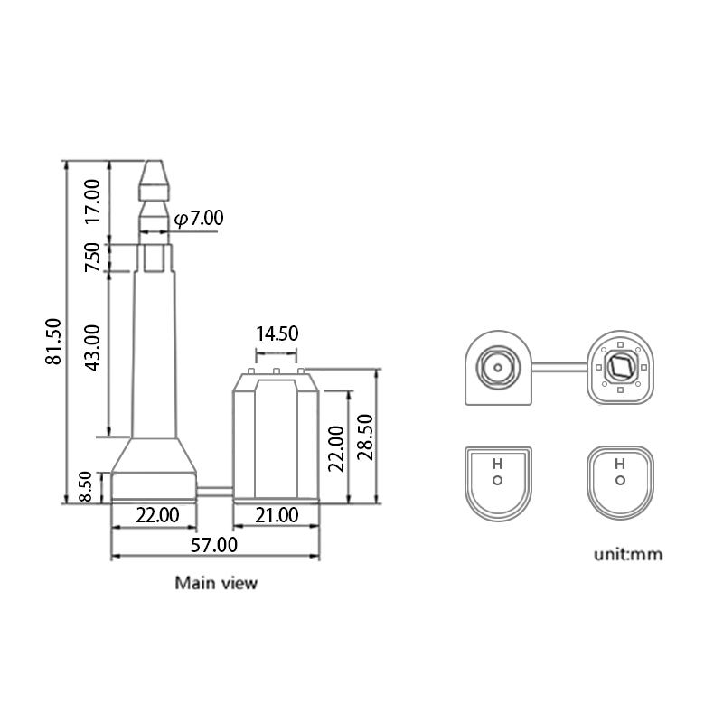 Selo de alta segurança ISO 17712 Iso 17712 High Security Seal