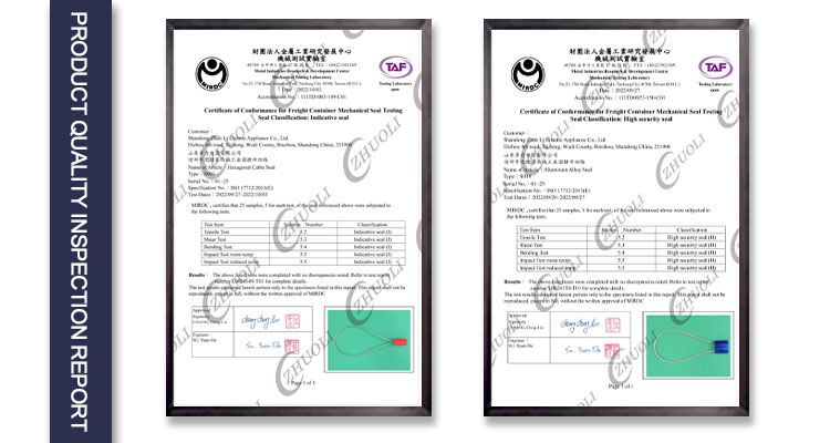 Selo de segurança para trailer Trailer Security Seal